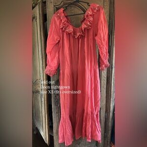 DOEN Solaris nightgown strawberry
